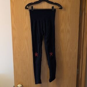 LNDR Navy Star Leggings XS/S
